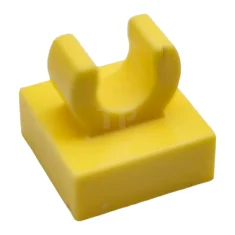 LEGO Piastrelle, modificate 1 x 1 con clip - Bordi arrotondati