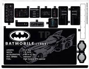 LEGO Sticker for Set 76139