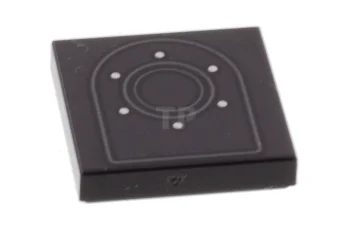 LEGO Tile 2 x 2 with Groove with Arch Outline, Two…