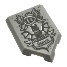 LEGO Carreau 2 x 3 pentagonal avec casque et motif "VMVII".