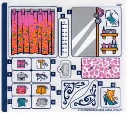 LEGO Autocollant pour l'ensemble 41427