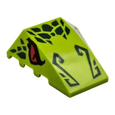 LEGO Slope 4 x 4 Wedge with Scales and Eyes Pattern