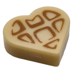 LEGO Fliese 1 x 1 Herz mit Waffelmuster