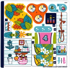 LEGO Sticker for Set 41428