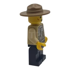 LEGO Swamp Police - Ranger, Dark Blue Legs, Campaign Hat