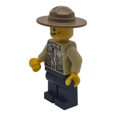 LEGO Swamp Police - Ranger, Dark Blue Legs, Campaign Hat