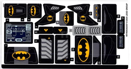 LEGO Sticker for Set 76160