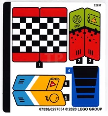 LEGO Sticker for Set 60260