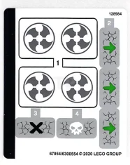 LEGO Autocollant pour l'ensemble 71719
