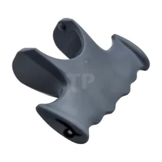 LEGO Hammerhead Shark Head with Black Eyes and White Pupils Pattern