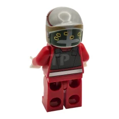 LEGO Pilote rebelle aile A (casque ouvert, combinaison rouge)