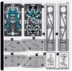 LEGO Pegatina para Set 70437 - Hoja 2