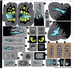 LEGO Pegatina para Set 70437 - Hoja 1