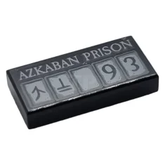 LEGO Carreau 1 x 2 avec motif "PRISON AZKABAN".