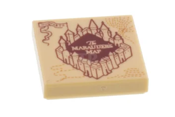 LEGO Piastrelle 2 x 2 con il motivo della Mappa del…