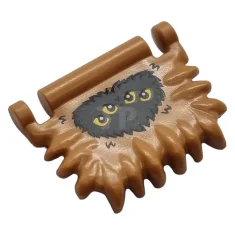 LEGO Minifigure, couverture de livre d'ustensiles, crocs sur le pourtour, fourrure…