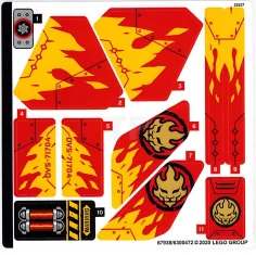 LEGO Sticker for Set 71704