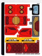 LEGO Sticker for Set 76164