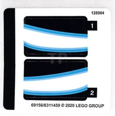 LEGO Sticker for Set 76165