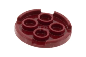 LEGO Tile 3 x 3 Round with Iron Man Helmet Pattern