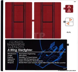 LEGO Sticker for Set 75275 - Sheet 1