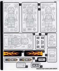 LEGO Pegatina para Set 76167
