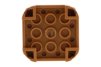 LEGO Platte 4 x 4 x 2/3 Abgerundete Ecken mit Super…