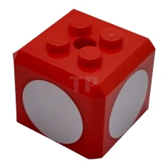 LEGO Cube 3 x 3 x 2 with Studs on Top…
