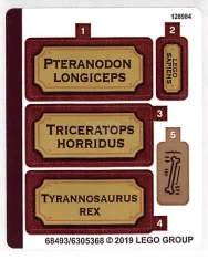 LEGO Sticker for Set 21320