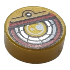 LEGO Tile 1 x 1 Round with Eye Pattern