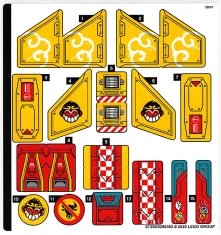 LEGO Autocollant pour l'ensemble 80008