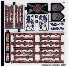 LEGO Sticker for Set 80010