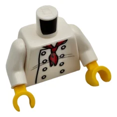 LEGO Torso (complete) with Chef's jacket Pattern