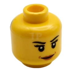 LEGO Kopf Minifigur mit Wimpernmuster (doppelseitig)