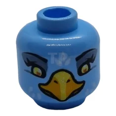 LEGO Kopf Minifigur mit Alien Chima Eagle Muster (Doppelseitig - Eris)