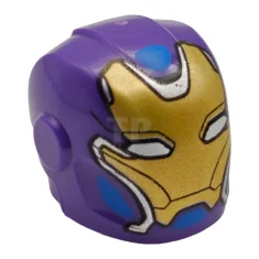 LEGO Helmet with Faceplate Pattern