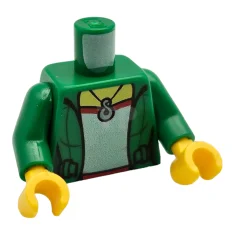 LEGO Torso (complete) with Jacket Pattern