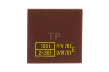 LEGO Tile 2 x 2 with specs of Ce 6/8" Pattern