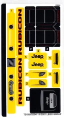 LEGO Sticker voor set 42122