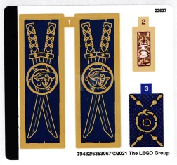 LEGO Sticker for Set 71735