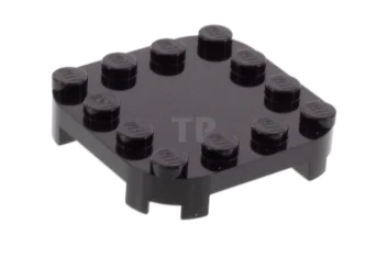 LEGO Plate, Modified 4 x 4 with Rounded Corners and 4…