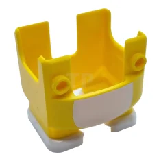 LEGO Figura Grande Piernas, Mono Mario con Patrón Blanco Delantero y…