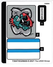 LEGO Sticker for Set 60290