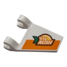 LEGO Flag 2 x 2 Trapezoid with 'ViTA RUSH' Pattern