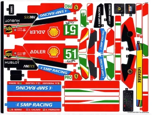 LEGO Aufkleber für Set 42125 - Blatt 1