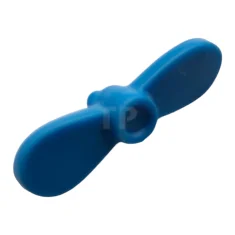 LEGO Minifiguur, Propeller 2 Blade Twisted Tiny met Pin bevestiging