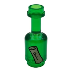 LEGO Minifigure, Utensil Bottle with Tan Paper Roll Pattern