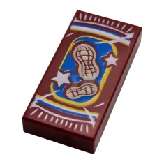 LEGO Piastrelle 1 x 2 con sacchetto di arachidi Modello di…