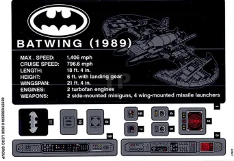 LEGO Sticker for Set 76161