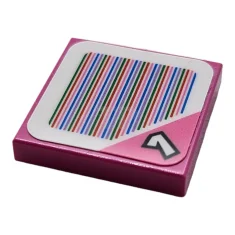 LEGO Piastrelle 2 x 2 con adesivo Super Mario Scanner Code…